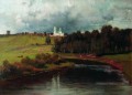vue du village varvarino 1878 Ilya Repin paysage ruisseaux